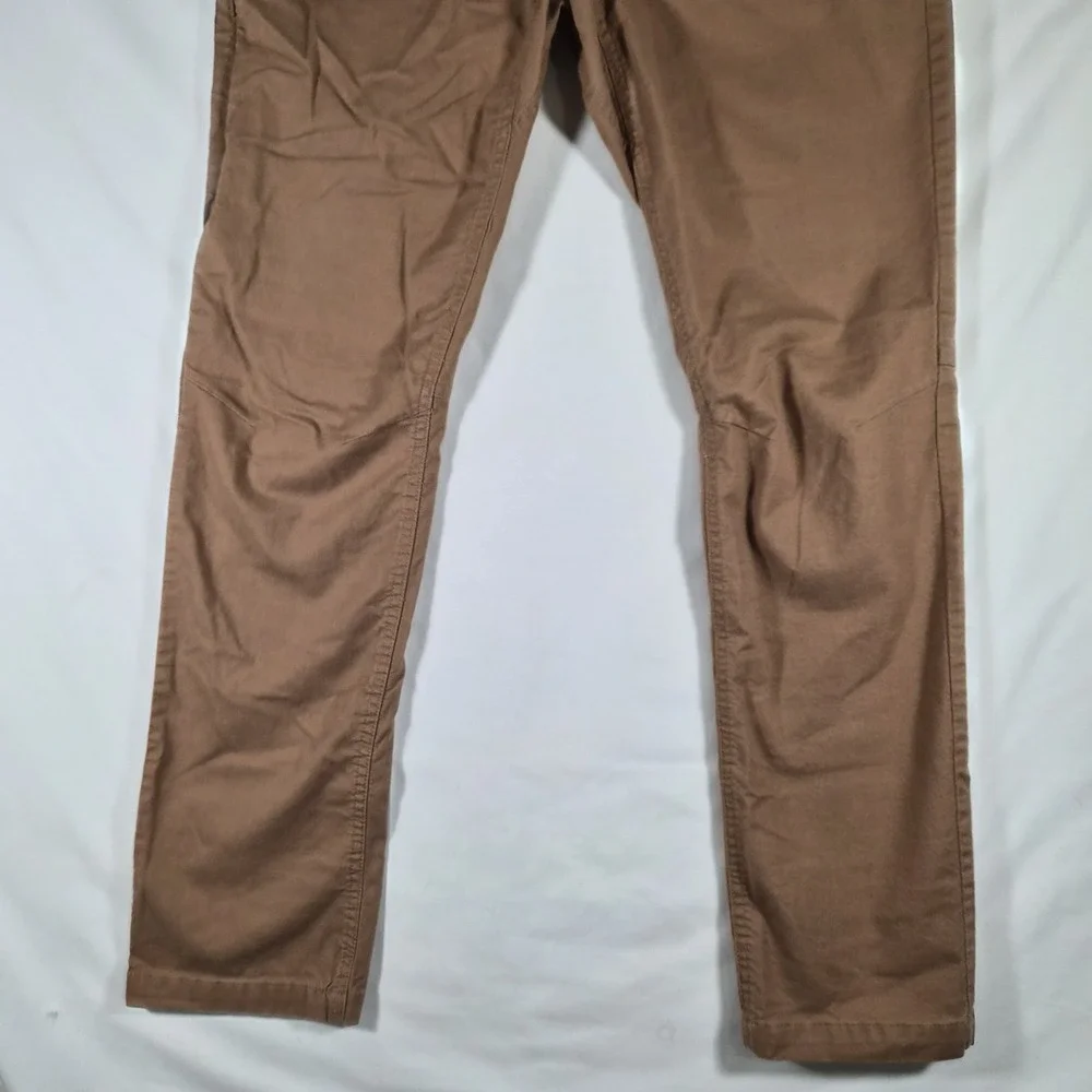 The North Face Men's Size 30 Brown Canvas Pants Straight Leg Outdoor Hiking